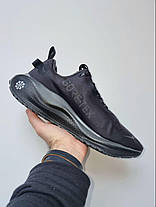 Зимові Чоловічі Кросівки Nike React X Infinity Run 4 Gore-Tex / Найк Реакт Х Інфініті Ран 4 Гор Текс Чорні, фото 4