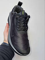 Зимові Чоловічі Кросівки Nike React X Infinity Run 4 Gore-Tex / Найк Реакт Х Інфініті Ран 4 Гор Текс Чорні, фото 5