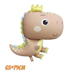 Фольгована кулька фігура Динозавр 79х65 см