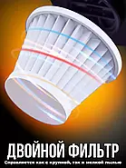 Пилосос акумуляторний з 4 насадками для авто та будинку Vacuum cleaner 2in1 LY-597, фото 6