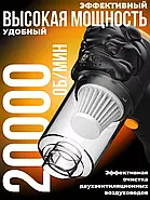 Пилосос акумуляторний з 4 насадками для авто та будинку Vacuum cleaner 2in1 LY-597, фото 3