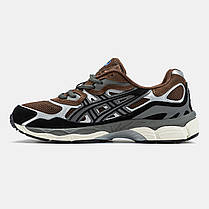 Чоловічі Кросівки Asics Gel-NYC Brown Silver Black / Асікс Гел-НІС Коричневі із Сріблястим та Чорним, фото 4
