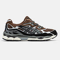 Чоловічі Кросівки Asics Gel-NYC Brown Silver Black / Асікс Гел-НІС Коричневі із Сріблястим та Чорним, фото 3