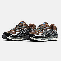 Чоловічі Кросівки Asics Gel-NYC Brown Silver Black / Асікс Гел-НІС Коричневі із Сріблястим та Чорним, фото 5