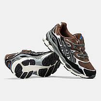 Чоловічі Кросівки Asics Gel-NYC Brown Silver Black / Асікс Гел-НІС Коричневі із Сріблястим та Чорним, фото 6