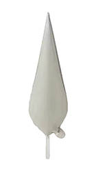 Фольгована кулька промінь для 3D зірки їжака 41 дюйм слонова кістка