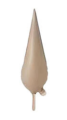 Фольгована кулька промінь для 3D зірки їжака 41 дюйм колір коричневий