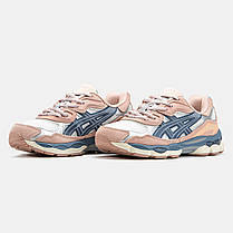 Жіночі Кросівки Asics Gel-NYC White Pink Blue / Асікс Гел-НІС Білі з Рожевим та Синім, фото 5