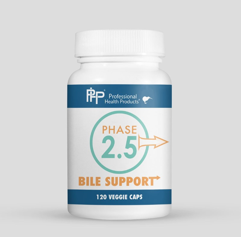 Professional Health Products Phase 2.5 Bile Support / Фаза 2.5 Комплекс для підтримки жовчі 120 капсул