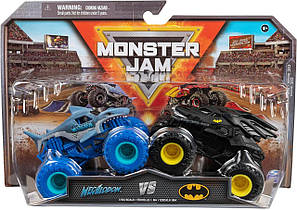 Уцінка набір Monster Jam Official Batman Vs. Megalodon Die-Cast Monster Trucks у масштабі 1:64
