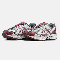 Кросівки Asics Gel-Kahana Trail V4 White Red Silver / Асікс Гел-Кахана Трейл В4 Білі з Червоним та Сріблястим, фото 5