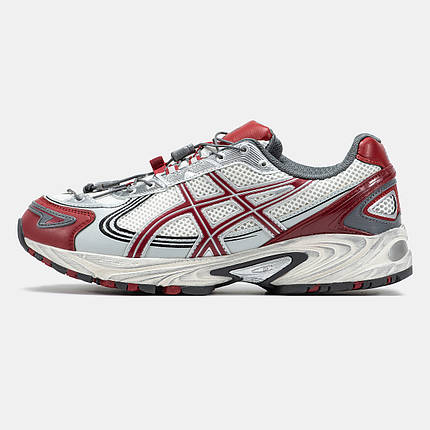 Кросівки Asics Gel-Kahana Trail V4 White Red Silver / Асікс Гел-Кахана Трейл В4 Білі з Червоним та Сріблястим, фото 1