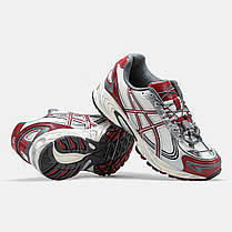 Кросівки Asics Gel-Kahana Trail V4 White Red Silver / Асікс Гел-Кахана Трейл В4 Білі з Червоним та Сріблястим, фото 6