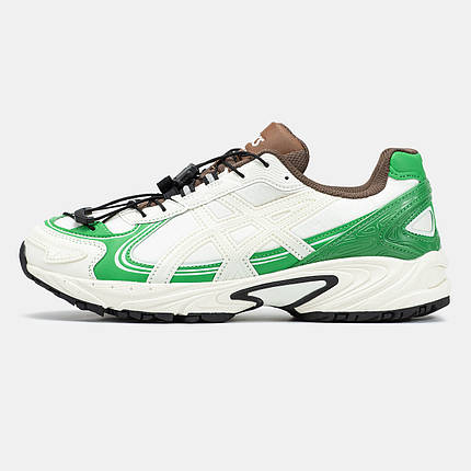 Чоловічі Кросівки Asics Gel-Kahana Trail V4 White / Асікс Гел-Кахана Трейл В4 Білі із Зеленим та Коричневим, фото 1
