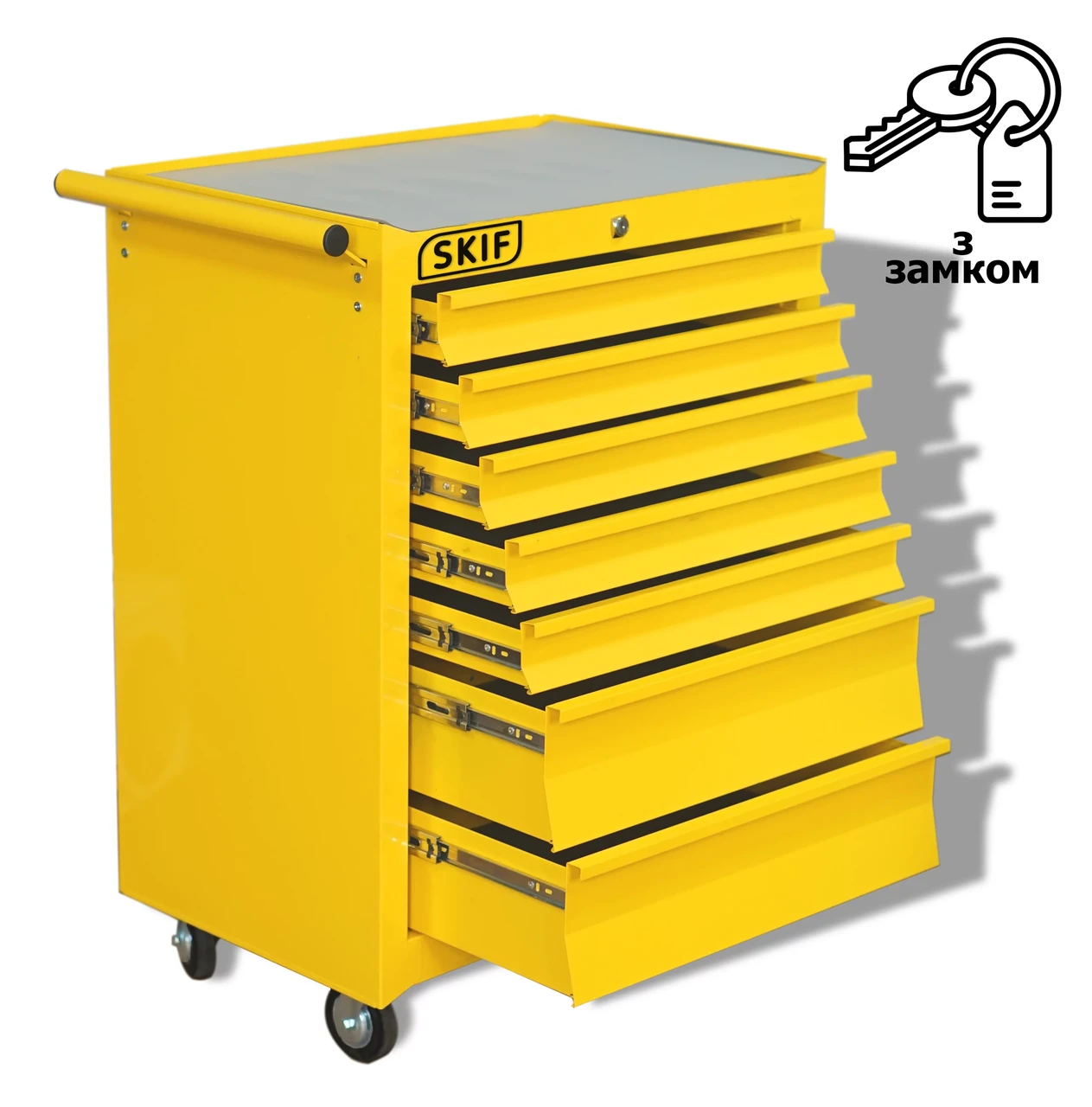 Візок інструментальний СКІФ 27″ 680мм 5 ящиків
