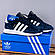 Кросівки Adidas Iniki замшеві закриті синій колір, фото 3