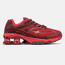 Чоловічі Кросівки Nike x Supreme Shox Ride 2 Red / Найк Суприм Шокс Райд 2 Червоні, фото 3