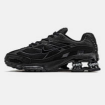 Кросівки Nike x Supreme Shox Ride 2 Black / Найк Суприм Шокс Райд 2 Чорні, фото 4