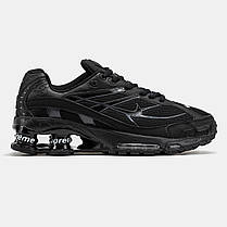 Кросівки Nike x Supreme Shox Ride 2 Black / Найк Суприм Шокс Райд 2 Чорні, фото 3