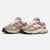 Кросівки New Balance 9060 Brown Beige / Нью Беланс 9060 Коричневі з Бежевим, фото 5