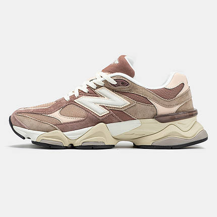 Кросівки New Balance 9060 Brown Beige / Нью Беланс 9060 Коричневі з Бежевим, фото 1