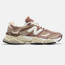 Кросівки New Balance 9060 Brown Beige / Нью Беланс 9060 Коричневі з Бежевим, фото 3