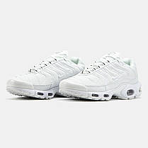 Чоловічі Кросівки Nike Air Max TN Plus All White / Найк Аїр Макс ТН Плюс Олл Білі, фото 5
