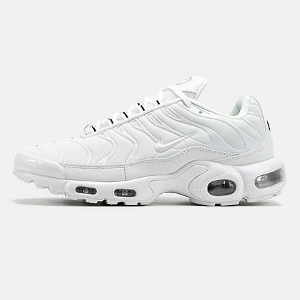 Чоловічі Кросівки Nike Air Max TN Plus All White / Найк Аїр Макс ТН Плюс Олл Білі, фото 1