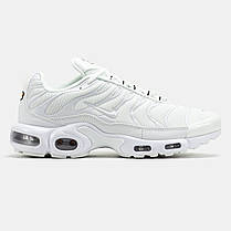 Чоловічі Кросівки Nike Air Max TN Plus All White / Найк Аїр Макс ТН Плюс Олл Білі, фото 3