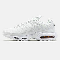 Чоловічі Кросівки Nike Air Max TN Plus All White / Найк Аїр Макс ТН Плюс Олл Білі, фото 4
