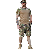 Футболка тактична котонова Tactical Group в мультикамі, фото 5