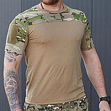 Футболка тактична котонова Tactical Group в мультикамі, фото 6