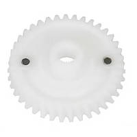 Біле пластикове коліщатко SХ З=38 Saeco (22600300)