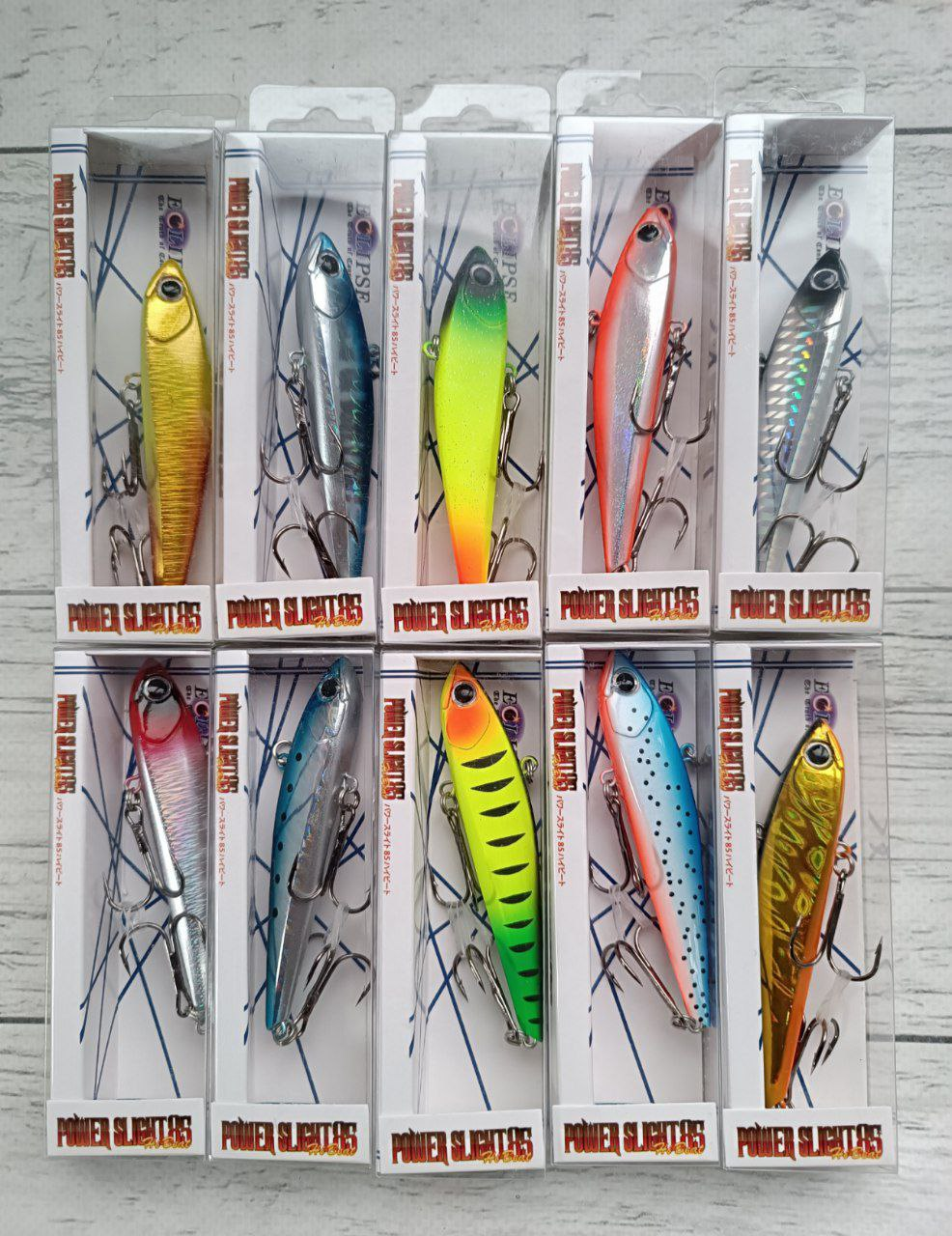 Ратлін Віб ECLIPSE Mini Slight 85mm 19g Набір 10шт