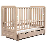 Ліжко Babyroom Люкс LYO-03 бук білий, фото 3