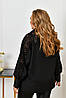 Жіноча однотонна блузка софт батал, фото 9
