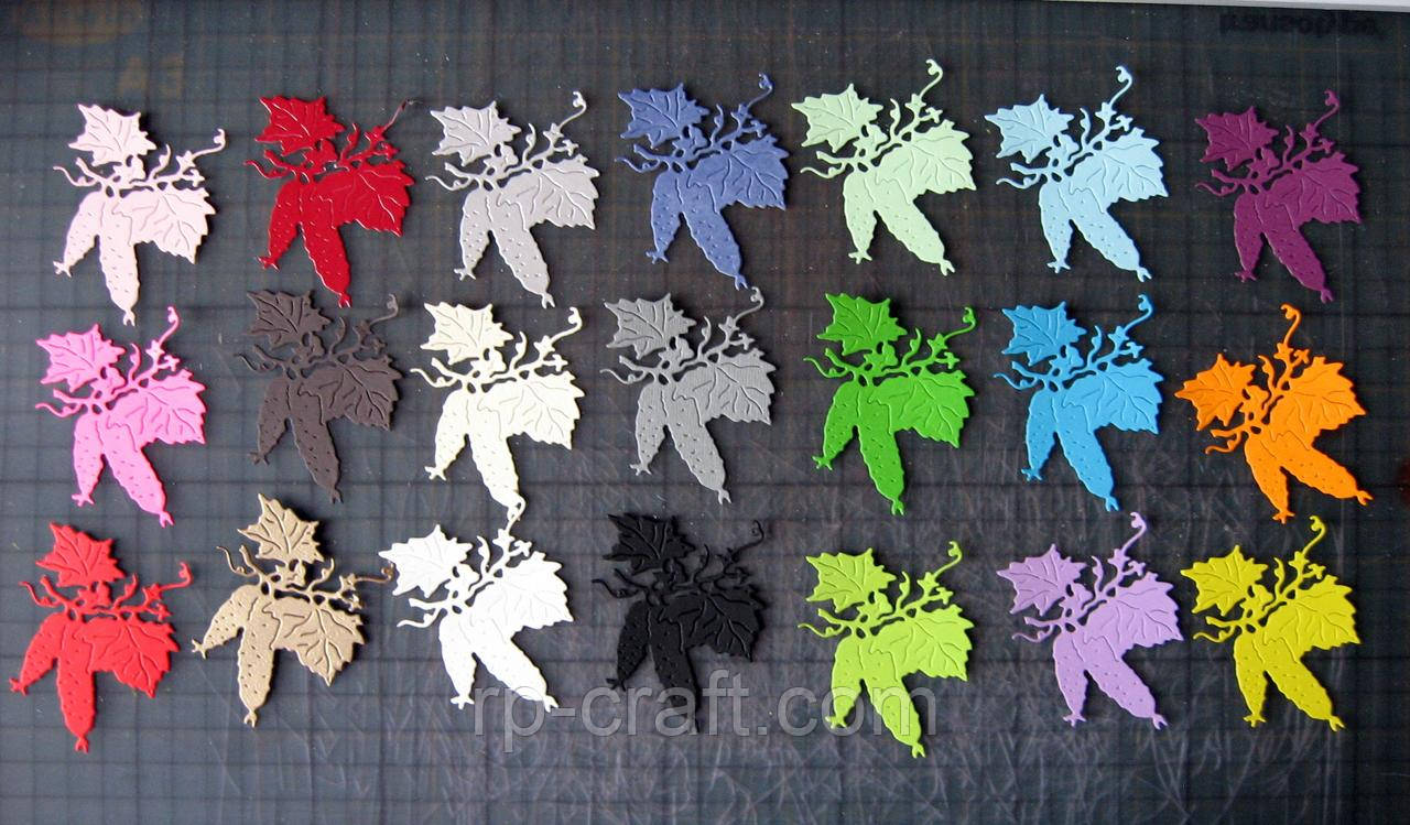 Вирубування з паперу та картону.  Огірок, 50х60 мм, фото 1