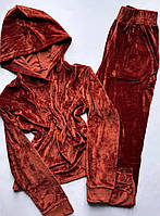 Кофта + штани цегляного кольору. Жіночий одяг