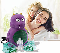 Інгалятор — небулайзер компресорний GESS CN — 02WK для дітей у формі динозавтра, Польща