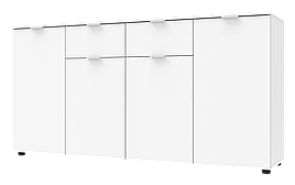 Великий комод для одягу та речей у спальню, місткий комод із ящиками та дверцятами у вітальню спальню Рон 7