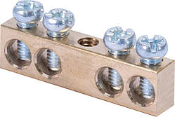 Шина нульова e.bsc.stand.20.4, 4 отв.х 20 А