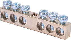 Шина нульова e.bsc.stand.20.6, 6 отв.х 20 А