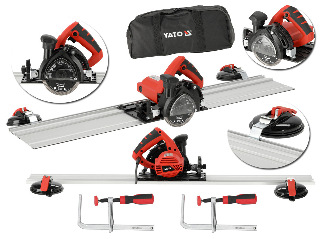 Відрізний верстат із напрямною для різання плитки YATO YT-821591