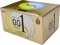 Презервативи OLO Ice Durable 0,01мм з пролонгатором ультратонкі 10 штук olo золоті