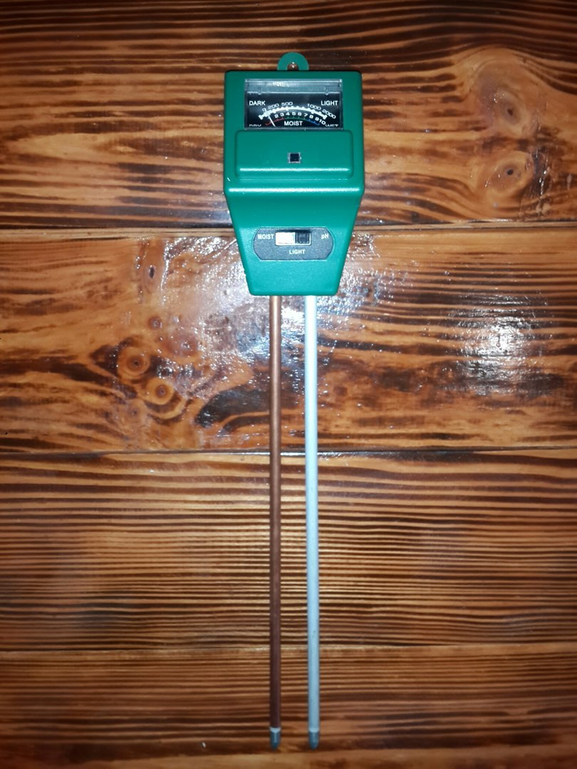 Вимірювач рівня PH / Освітлення / вологості ґрунту 3 в 1, фото 1