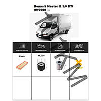 Комплект фільтрів Renault Master II 1.9 DTI (2000-) WIX