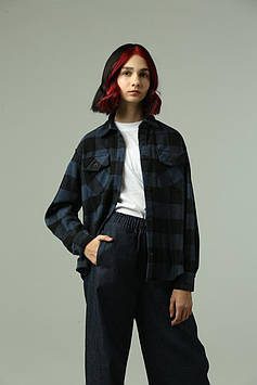 Сорочка Байкова Темно-синя