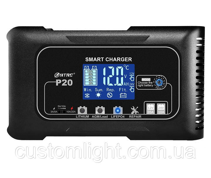 Зарядний пристрій HTRC P20 12V/20A, 24V/10A 280W