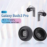Оригінальні амбушури Samsung Galaxy Buds 3 Pro Buds3 Pro SM-R630 розмир S маленькі чорні, фото 2