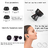 Оригінальні амбушури Samsung Galaxy Buds 3 Pro Buds3 Pro SM-R630 розмир S маленькі чорні, фото 6